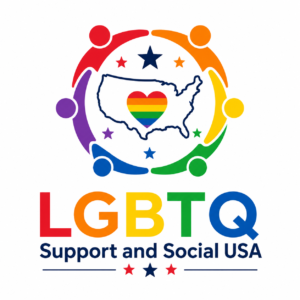 LGBTQ Support and Social Group USA Logo 1